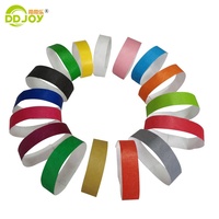 Bracelets Tyvek vierges sans logo, diverses couleurs, pour événements et fêtes, étanches, 100 pièces