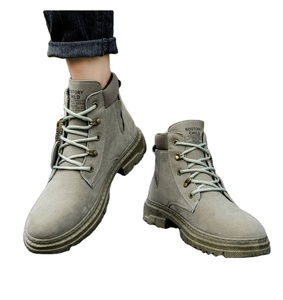 2022 Autumn and Winter Fashion New Men's Boots Wholesale Casual High-top Tooling Shoes - Product Image 4