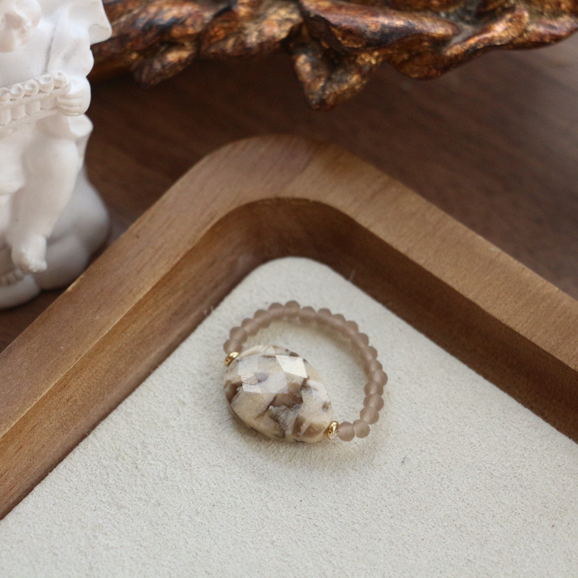Bague pierre de vie éternelle