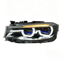 Feux avant bicolores SJC pour BMW Série 3 GT F34 2013-2020, phares laser jaunes et blancs DRL, plug & play, pièces automobiles