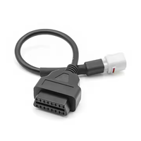 OBD 2 para Yamaha 4pin Cable adaptador OBD para motocicleta Yamaha 4pin OBDII
