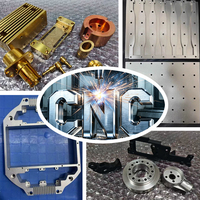 Pièces en aluminium et laiton usinées par CNC, cylindres de piston usinés par CNC pour machine d'emballage automatique