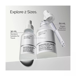 Vente chaude 30ml Niacinamide 10% + Zinc 1% sérum pour le visage pour les soins de la peau réducteur de pores contrôle de l'huile éclaircir la peau - Product Image 3