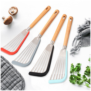 YIGO, nuevo estilo, accesorios de cocina, espátula de pescado ranurada de acero inoxidable para utensilios de cocina antiadherentes - Product Image 1