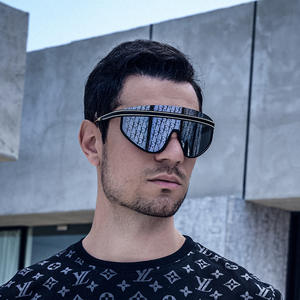 Gafas de Sol Unisex ZSD23 con Marco Metálico y Lentes de PC, Protección UV400 Clase 2, Marco Negro, C4 Shallots, C7 Tofu Pudding - Product Image 3