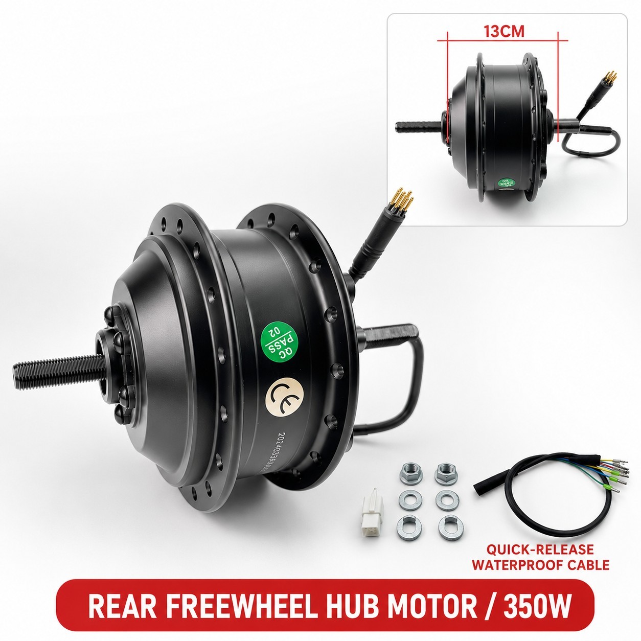 Moteur unique 350W à propulsion arrière