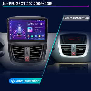 Junsun-<span class=keywords><strong>Autoradio</strong></span> sans fil, CarPlay Android, <span class=keywords><strong>pour</strong></span> voiture <span class=keywords><strong>Peugeot</strong></span> <span class=keywords><strong>207</strong></span> 2006-2015, unité principale de navigation multimédia, stock britannique - Product Image 2