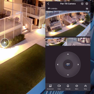 Système de caméra de sécurité solaire 4 caméras avec stockage local 128 Go, kit <span class=keywords><strong>sans</strong></span> <span class=keywords><strong>fil</strong></span> extérieur 4K HomeBase 360 °   Pan & Tilt <span class=keywords><strong>sans</strong></span> frais d'abonnement - Product Image 6