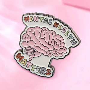 Broche de acero esmaltado de aleación de Zinc, broche personalizado de Doctor enfermera - Product Image 4