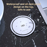 Prise de courant escamotable JOYE personnalisée pour bureau de conférence avec chargeur sans fil 15W, prises escamotables rétractables