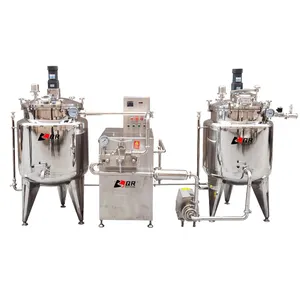 50-1000L Industrial Dairy milk cooling tank processing equipment Oat milk production line