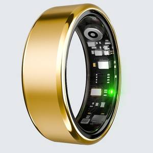 크로스보더 뉴 R100 스마트 링 무광 스테인리스 방수 심박수 측정 스텝 링 블랙 스포츠 수면 안드로이드/iOS - Product Image 3