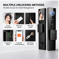 Serrure de porte intelligente Wi-Fi étanche avec reconnaissance faciale et veineuse, anti-regard indiscret, facile à installer, interphone vidéo