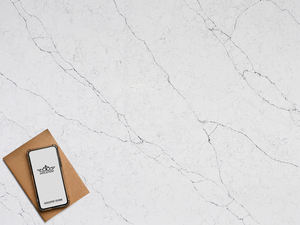 TMZ ODM/OEM - Losa de Piedra Artificial Pulida Moderna 5021, Cuarzo Alasky, Modelo 3D para Encimeras de Cocina, Hoteles e Interiores Comerciales - Product Image 5