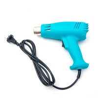 Pistolet à air chaud professionnel 1500W 2 réglages de vitesse Durable et Protection contre les surcharges Pistolet à chaleur chaude rapide en option