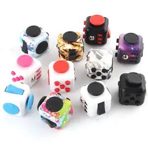 Cubes White Custom Logo Box Ball Anti Stress Adult Controller Pad Cans Mini Fidget Cube