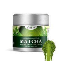 BSTBIO Boîte de conserve personnalisée 100% naturelle de qualité cérémonielle pour poudre de thé vert Matcha de 30 g et 50 g