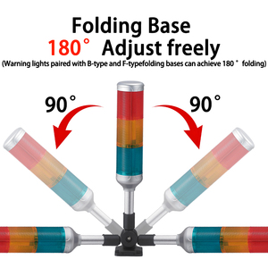 Cntd CTL50-RG 24V nhấp nháy LED cảnh báo ánh sáng 180 độ gấp âm thanh và báo động ánh sáng được sử dụng cho điều khiển tự động hóa công nghiệp - Product Image 3