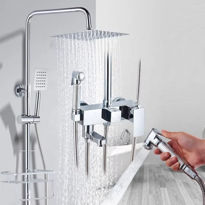 Квадратные смесители для душа из нержавеющей стали - Product Image 1