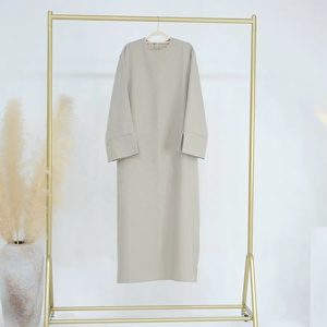 Abayas musulmanes traditionnelles en gros-Robes arabes, vêtements de style robe islamique, tenue du Moyen-Orient, turque et des Émirats arabes unis - Product Image 5
