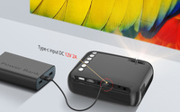 BYINTEK K6 Mini projecteur portable LED Smart 1080P Home cinéma LCD Proyector affichage sans fil jeu mobile