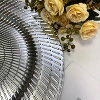 Assiettes en plastique pour hôtel, banquet de mariage, décorations de fête, événements, assiettes à nourriture
