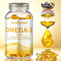 Capsules de oméga-3 liposomales en gélules molles |   Oméga-3 naturel pour la santé cardiaque et cérébrale, usage adulte