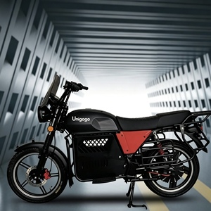 Mini-moto électrique Unigogo Pocketbike Noir Rouge Moto Urbaine pour Adultes Transport Urbain 4000W 72V - Product Image 1