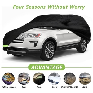 Fundas para Auto Personalizadas Impermeables para Exteriores 210T para Ford Explorer 2011-2022, 100% Impermeables y Resistentes al Viento, con Correa y Cierre de Doble Puerta - Product Image 3