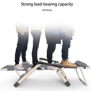Lightweight Stainless Steel Frame Camping <b>Cot</b> Bed Modern Portable Folding Bed Ultralight for Outdoor Hospital Gym Use FCCLW-002 - Product Image 6