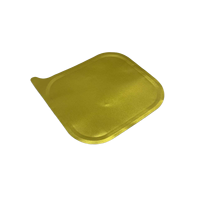 Gobelets et couvercles en aluminium stérilisables à haute température, jetables, écologiques, de qualité alimentaire, 250g, pour poudings et desserts