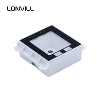 Lecteur de codes-barres sans fil LONVILL, scanner de codes QR robuste à vendre, code-barres QR avec USB RS232