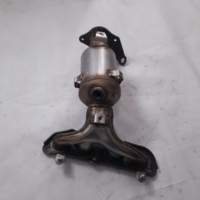Collecteur d'échappement haute performance en acier inoxydable avec catalyseur à trois voies pour Vios-YueYang 2014, norme Euro VI