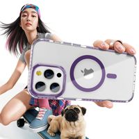 Coque de téléphone magnétique hybride Vkoo pour iPhone 17 Pro Max, double couleur, compatible avec iPhone 16, 15, 14, 13, 12