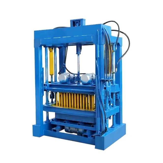 Concrete Hollow Block Egglaying Machine Full Automatic Clay Interlocking Clay Block Manual Cement Block Making