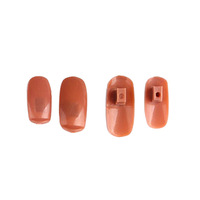 Uñas Postizas SunelPort en Forma de Almendra y Cuadradas, 100 Piezas por Bolsa, Flexibles, para Práctica Mecánica, con Logotipo Personalizado