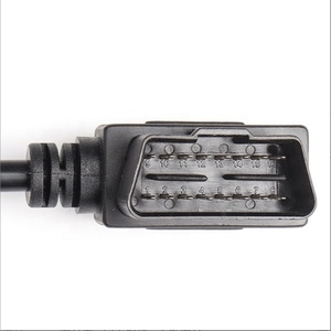 Câble d'application électronique OBD2 en forme de L à un point de connexion, avec conducteur en cuivre étamé et isolation PBT - Product Image 5