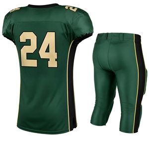 Ensemble d'uniformes de football américain pour hommes, en polyester, unisexe, adulte, manches courtes, logo personnalisé, sublimation, respirant, OEM ODM - Product Image 2