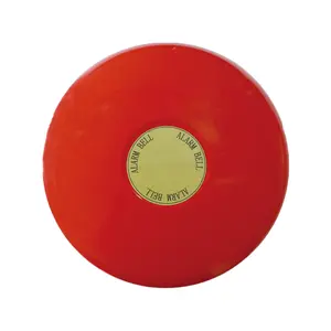 Low Power Consumption Conventional Fire Alarm System Industrial Red Color Round Bell