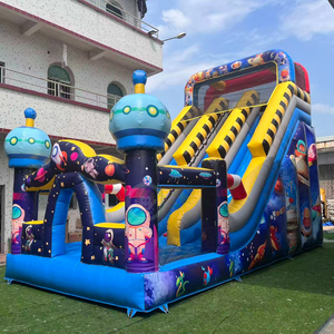 Toboggan Gonflable Avion Géant pour Enfants - Château Gonflable avec Toboggan - Product Image 6