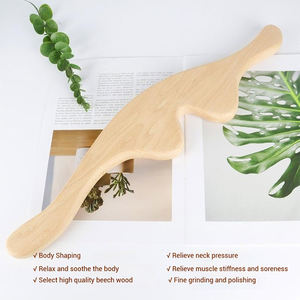 Venta directa de fábrica Precio barato Venta caliente Peine para el cabello Guasha Wood y Kansa Wand Guasha Masajeador - Product Image 2