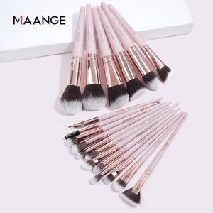 MAANGE 18 Pcs vente en gros ensemble de pinceaux professionnels maquillage marque privée outils cosmétiques <span class=keywords><strong>pinceau</strong></span> de maquillage - Product Image 2