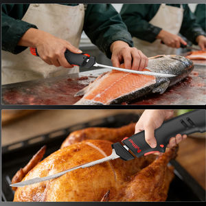 Cuchillo Fileteador Eléctrico Inalámbrico de 12V en Oferta, Recargable para Uso Doméstico y Pesca al Aire Libre <span class=keywords><strong>con</strong></span> Dos Cuchillas - Product Image 3