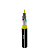 Cable de Fibra Óptica JIAJIE Adss de 12 Núcleos, 2 km, Fibra Óptica G652d, Rollo de Tambor