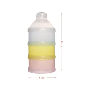 सबसे अच्छा ले जाने भंडारण की बोतल आसान जाओ Stackable कंटेनर शिशु फार्मूला मशीन पाउडर धारक बच्चे को दूध विभक्त