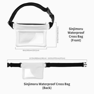 Sac banane imperméable transparent sac sec sac à main transparent sac de ceinture en PVC étanche avec sangle réglable - Product Image 6