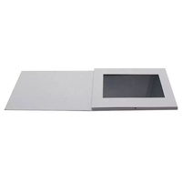 Brochure vidéo personnalisée sur écran LCD A5 numérique Hd Ips Tft blanc vierge de 7 pouces