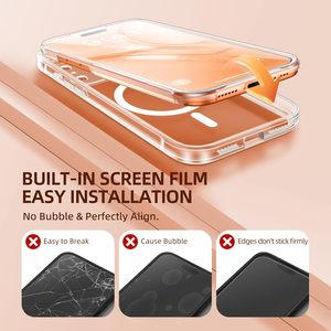 <span class=keywords><strong>เคส</strong></span>โทรศัพท์ BERFY สำหรับ <span class=keywords><strong>iPhone</strong></span> 17 Pro Max พร้อมกระจกกันรอยในตัว ป้องกันกล้อง กันกระแทก ครอบคลุมทั้งตัวเครื่อง ขนาด 6.9 นิ้ว สีใส - Product Image 4