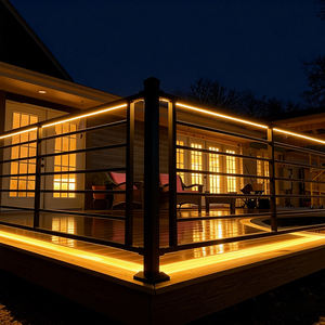 Système de garde-corps en aluminium pour terrasse de piscine de villa |   Kit de bricolage sans soudure |   Fournisseur de tailles personnalisées OEM - Product Image 3