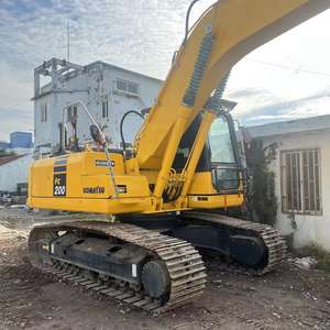 Excavadora sobre orugas Komatsu usada a máquina de construcción/excavadora sobre orugas hidráulica Pc 200 de segunda mano - Product Image 4